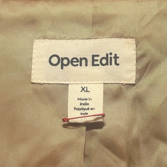 Open Edit TopCoat in Camel, Size XL, NWT - Picture 8 of 12